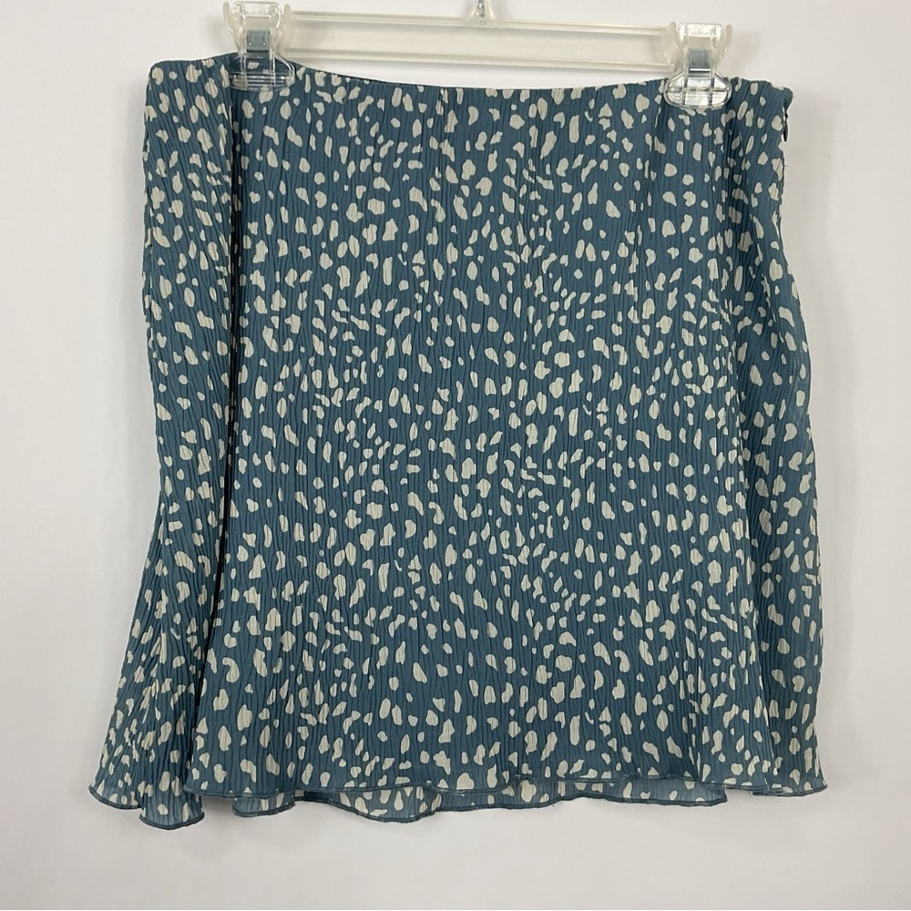 Le Lis Collection Spotted Animal Print Skirt Size Large